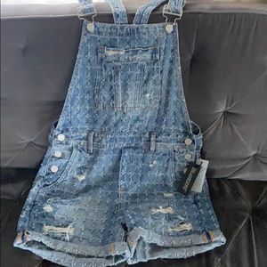 Denim overalls
